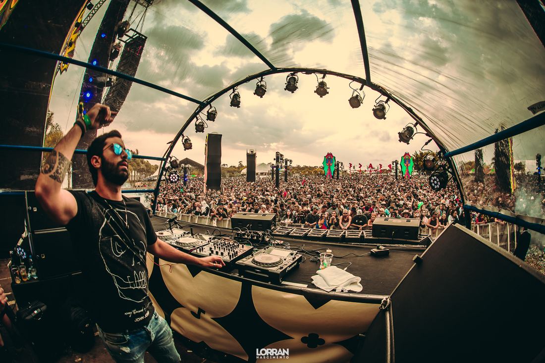 BERG performing at a festival main stage